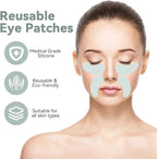 Reusable eye gel cooling pads