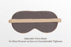 Premium 25 Momme Mulberry Silk Eye Mask for Sleeping (Champagne)