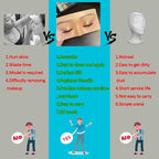 Makeup Practice Face, Makeup Practice Board, The Aid to Practicing Makeup, Silicone Makeup Mannequin Face Easy Makeup Apply and Removal for Professional Makeup Artists and