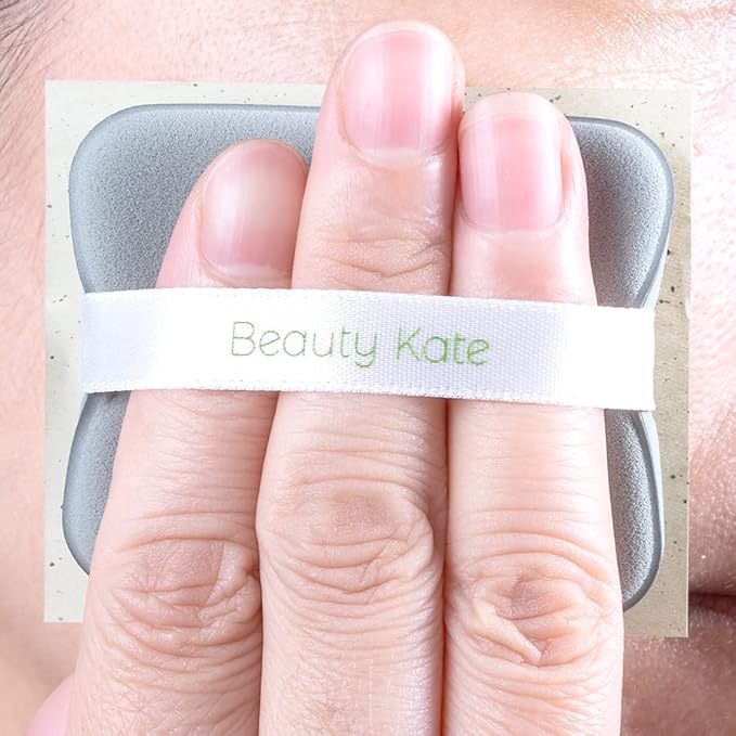 Oil Blotting Sheets for Face, Blotting Paper For Oily Skin Green Tea 100 sheets with Portable Mirror Case & Makeup Puff, Oil Absorbing Sheets For Face