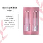 Makeup By Mario Mini MoistureGlow On The Go Plumping Lip Serum Duo - Mauve Glow & Mocha Glow