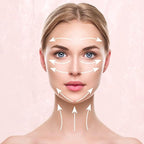 ForPro Professional Collection Electric Face Roller & Eye Massager, 2 in 1 Vibrating Skin Care Tool, Rose Quartz