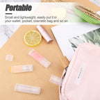 40 PCS 4.5g Oval Lip Balm Tubes Plastic Twist-up Filling Stick Refillable Lipstick Tube Containers for Chapstick Homemade Lip Balm DIY Deodorants Crayon (Clear)