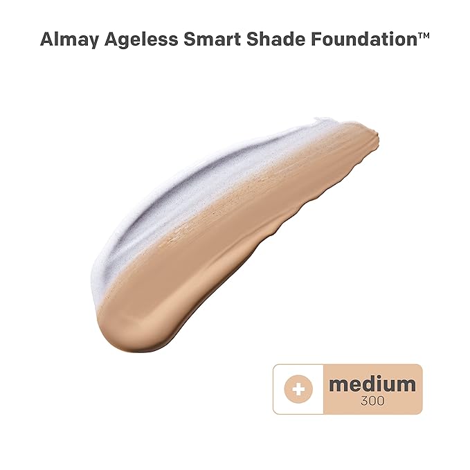 Almay Anti-Aging Foundation, Smart Shade Face Makeup with of 1)
