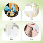 30 Pieces 15g/0.5oz White Oval Plastic Lip Balm Tubes,Empty Deodorant Bottles,Twist-Up Chap Stick Storage Containers for DIY Homemade Sunscreen Bar,Moisturizing Stick,Crayon