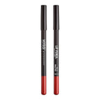 Professional Slim Lip Pencil, Creamy Soft Lip Liner, Smooth Long-Lasting Rich Lip Color, Natural Lip Makeup, Water-Resistant Lip Crayon (Deep Red)
