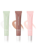 Tinted Lip Butter Balm,3 Colors Hydrating Lip Balm Lip Gloss Vanilla Sheer Tint Stain Non-Sticky Lip Glow Oil for Instant Moisture,Shine and Soothing Women Dry Cracked Lip Care Lip Sleeping Mask-Set B