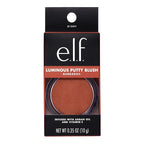 e.l.f. Luminous Putty Blush, Putty-to-Powder, Buildable Blush With A Subtle Shimmer Finish, Highly Pigmented & Creamy, Vegan & Cruelty-Free, Barbados
