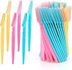 72 Pcs Eyebrow Razor, Multipurpose Exfoliating Dermaplaning Tool Razors Facial Razor Eyebrow Shaper with Precision Cover for Women Men