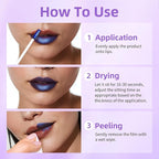 KIMUSE Lip Stain Masque: Peel Off Lip Stain Long Lasting Waterproof 12HR Transfer Proof & Hydrating Tint, Instant Lip Color With Natural Matte Effects, Vegan & Easy To Use