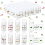 72 Pcs Mini Lip Balm Bulk Gift, 8 Assorted Flavors, Moisturizing for All Skin Types
