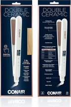 Conair Double Ceramic Flat Iron, 1-inch Digital Flat Iron