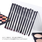 MSQ Eye Makeup Brushes 12pcs Eyeshadow Makeup Brushes Set with Soft Synthetic Hairs & Real Wood Handle for Eyeshadow, Eyebrow, Eyeliner, Blending(Black without bag)