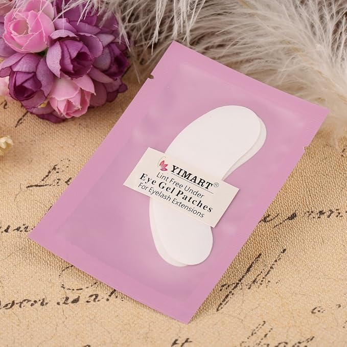 Yimart® Professional Lint Free Under Eye Gel Pad Patches Eyelash Extensions 100 Pairs