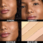 5 In 1 Multi-Use Correcting Concealer Palette,Waterproof Long