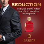 NITRO RED - 3.4oz - Eau De Parfum - Luxury Perfume for Men - Fruit, Woody, Floral & Masculine Fragrance - Long Lasting Cologne Mist & Body Spray - for Him