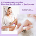 Electric Razors for Women Legs Travel : Rechargeable Waterproof Razor Trimmer for Womens - Dry Wet Electric Shaver for Women - Pro Portable Personal Body Shaver