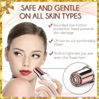 Facial Hair Removal for Women(with 2 x Replacement Heads)，GURELAX Facial Hair Remover, Hair Removal Device, Best Gift for Mom/Wife/Girlfriend