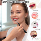 Unaone Lip Scrub Brush - 3 PCS Dual-ended Lip Scrubber Exfoliator and Silicone Lip Brush, 2-in-1 Silicone Lip Scrub Tool Lip Mask Applicator, Gentle Exfoliator & Applicator for Soft