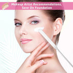 Makeup Mixing Palette, 5 Piece Set Makeup Palette Tray, Foundation Mixing Palette with Stir Stick, Spatula for Foundation Eye Shadow Lipsticks