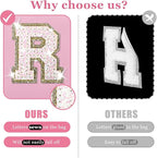 Personalized initial letter makeup bag,