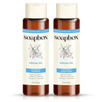 Soapbox Argan Shampoo & Conditioner Set, Volumizing, Vegan, Color Safe, Harsh Sulfate & Silicone Free, 16oz each (Pack of 2)