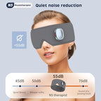 Heating or Cooling Eye Mask for Dark Circles and Eye Neck Padeye Mask Skincare and Puffiness, Intelligent Heating Physical Cooling (Gray)