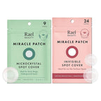 Rael Pimple Patches, Invisible & Microcrystal Spot Cover - Hydrocolloid Acne Patch for Face, Zit and Blemish, Breakouts, Vegan, Korean Skin Care (33 Count)