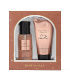 Victoria's Secret Bare Vanilla Mini Fragrance Duo Gift Set, Notes of Soft Cashmere