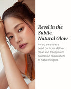 Glint Baked Blush (Eternal Breeze, 0.08oz) - Long-Lasting, All-Day Face Blush Powder for a Natural Look. Korean Skin Care, Korean Makeup. Blendable Color for Eyes, Cheeks & Body.