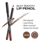 KISS New York Professional Slim Lip Pencil, Creamy Soft Lip Liner, Smooth Long-Lasting Rich Lip Color, Natural Lip Makeup, Water-Resistant Lip Crayon (Sienna Brown)