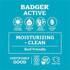 Badger Mineral Sunscreen Combo, SPF 30 Cream & SPF 35 Face Stick, Organic Ingredient with Mineral Zinc Oxide, Unscented Reef Safe Sunscreen Set, Broad Spectrum, Water Resistant, 2-Pack