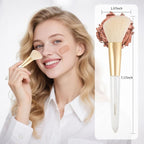 DUcare Angled Blush Brush, Fluffy Blush Brush for Cheeks, Multi-Purpose Face Makeup Brushes for Cream, Liquid Or Powder, Bronzers, Vegan & Cruelty-Free