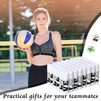 50 Pcs Happy Birthday Lip Balm Bulk Volleyball Moisturizing Lip Gloss with Natural Ingredients Lip Balm Bulk Gifts Baskets Business for Girls Men Women and Children Party (Stylish Volleyball)