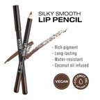 KISS New York Professional Slim Lip Pencil, Creamy Soft Lip Liner, Smooth Long-Lasting Rich Lip Color, Natural Lip Makeup, Water-Resistant Lip Crayon (Chocolate)