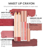 Lip Liner and Liquid Matte Lipstick Set, 12 Longwear