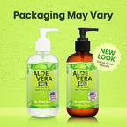 Honeyskin Soothing Aloe Vera Gel Made in the USA with Natural Ingredients - Give Yourself Relief From Sunburn and Dry Skin During the Hot Summer Days (8 Fl Oz)