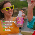 Powder Dark Dry Shampoo Bottle + Refill Bundle, All Natural, Handmade in WI