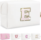 Personalized initial letter makeup bag,