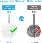 Amazerbath loofah sponge 75g/piece, exfoliating