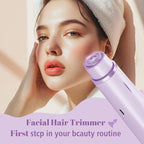 4-in-1 Waterproof Bikini Hair & Body Hair Trimmer - Rechargeable Shaver - IP7-compact for Travel， Cordless Use