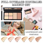 6 Colors Correcting Concealer Cream Contour Palette,Long Lasting Concealer Cream Makeup Palettes with Concealer Brush,Multi-purpose Contouring Liquid Foundation Makeup Kit