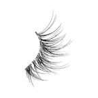 KISS The New Natural Effortless Minimal Look False Eyelashes 12mm, Half Strip Lash Single Pack, NNH02, 1 Pair