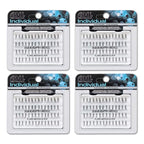 Ardell False Eyelashes Long Black, DIY Lash Clusters, Eyelash Extension Kit, 4 Pack