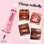 Erinde Lip Plumper Gloss, Natural Ginger Lip Plumping Booster Lip Plumping Oil, Ultra-Hydrating & Nourishing Plump Lip Plumper, Glossy Finish Fuller Lip Plumping Lip Gloss for Women Girls, G03