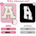 Personalized initial letter makeup bag,