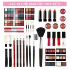 All in One Makeup Kit for Teens, 106 Pcs Professional Makeup Kit for Women Full Kit, Include Eyeshadow Palette, Lipstick Set, Concealer, Foundation, Lipgloss, Makeup Brush (White)