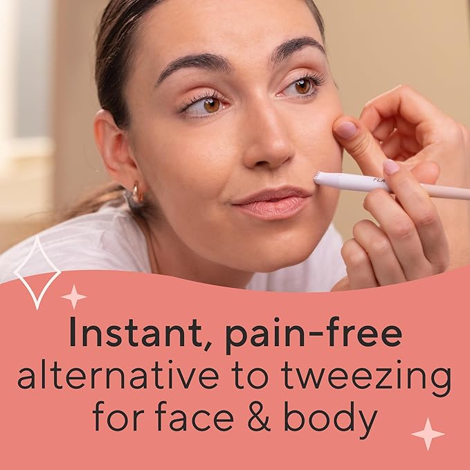 Finishing Touch Flawless Stray Hair Remover, Precise Micro-Blade Hair Removal Tool, Designed to Painlessly Cut Stray Hairs from Chin and Lips to Fingers and Toes, for All Skin Types