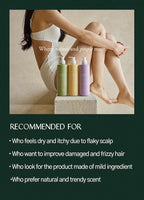 laferme Laminaria Shampoo with Organic Ingredient, Korean Clarifying Shampoo, Hydrating for Dry Hair, Strengthening for Weak Hair, Sulfate & Paraben-Free, for Women & Men, 33.8 FL OZ, Pine Eucalyptus