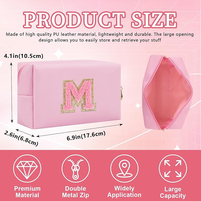 Personalized initial letter patch makeup